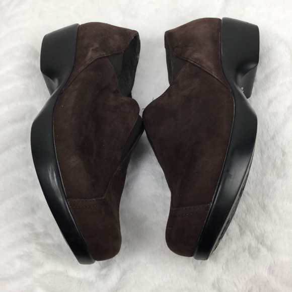 Dansko Suede Slip on Mary Jane shoes Brown Size 42/ US 11.5-12 - Picture 1 of 8